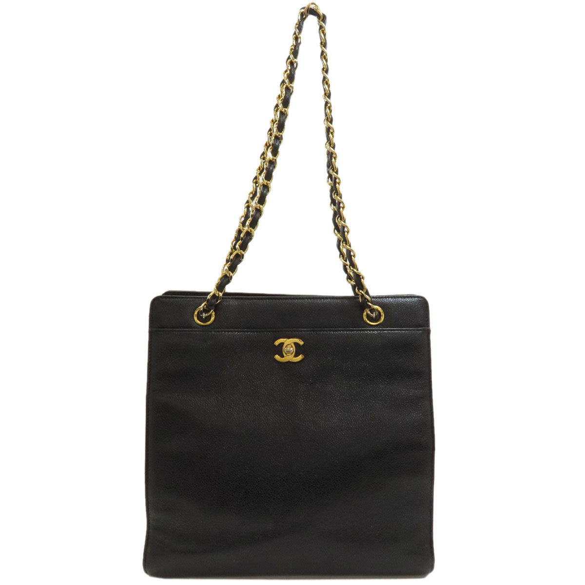 CHANEL Chain bag COCO Mark Tote Bag Grained Calfskin Skin Ladies [Used]