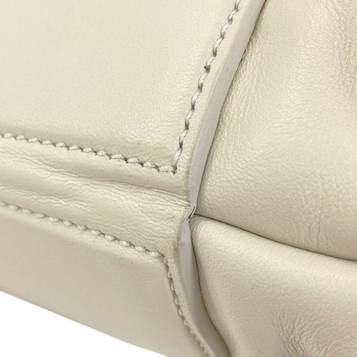 MIUMIU logo Tote Bag Leather Ladies [Used]