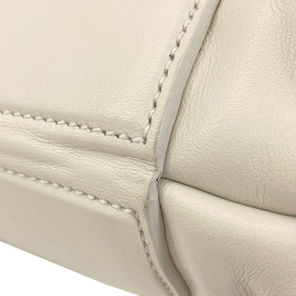 MIUMIU logo Tote Bag Leather Ladies [Used]