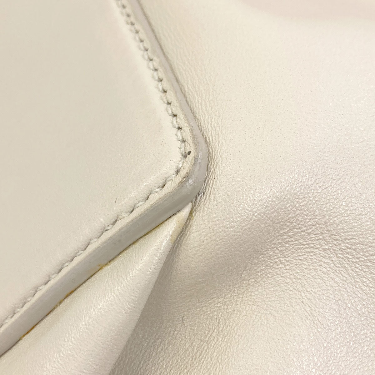 MIUMIU logo Tote Bag Leather Ladies [Used]