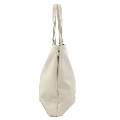 MIUMIU logo Tote Bag Leather Ladies [Used]