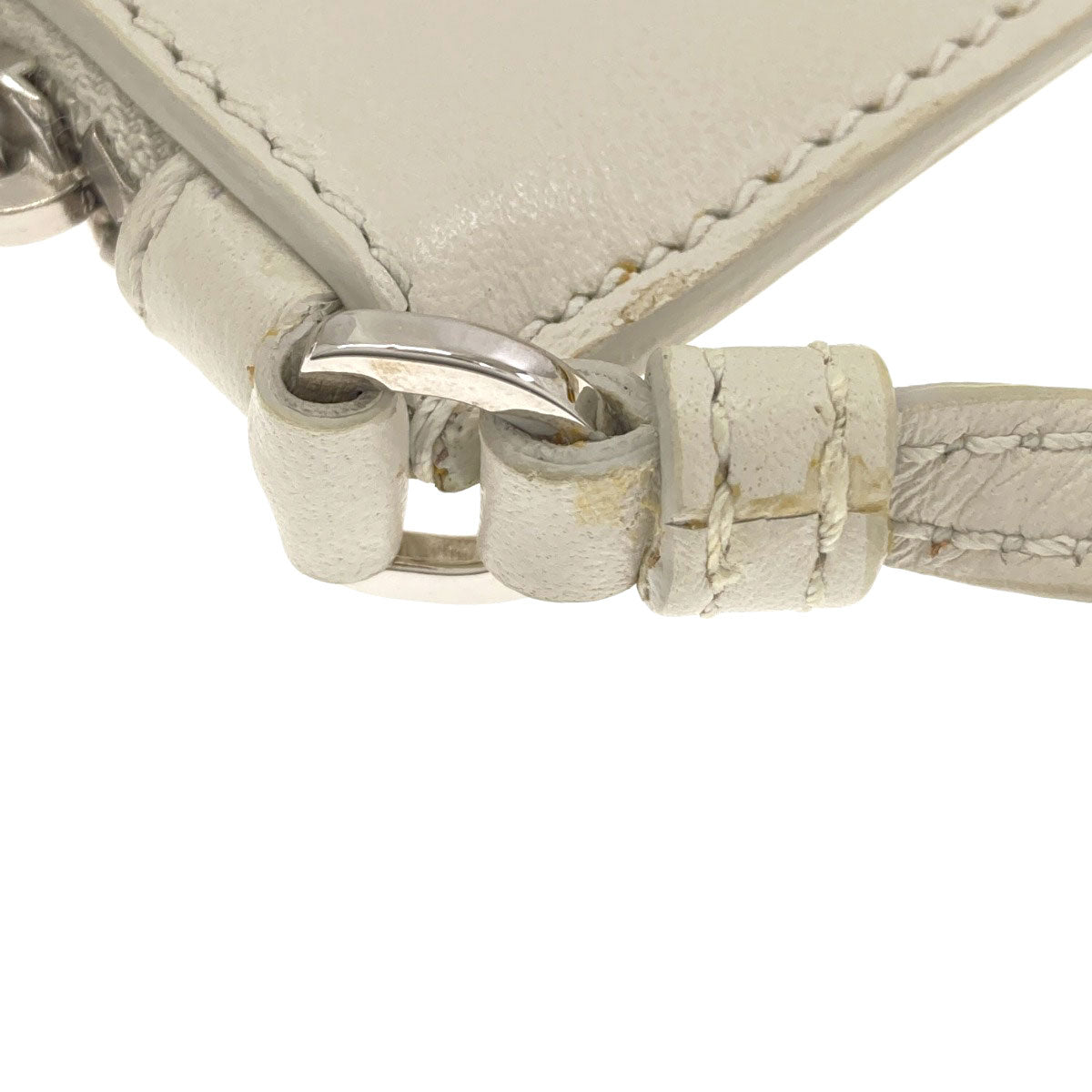 MIUMIU logo Tote Bag Leather Ladies [Used]