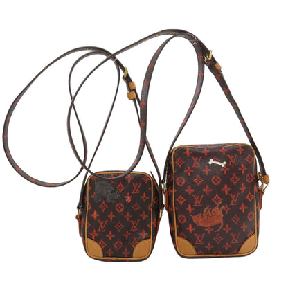 LOUIS VUITTON M44399 Panam Set Catgram Shoulder Bag Monogram canvas Ladies [Used]