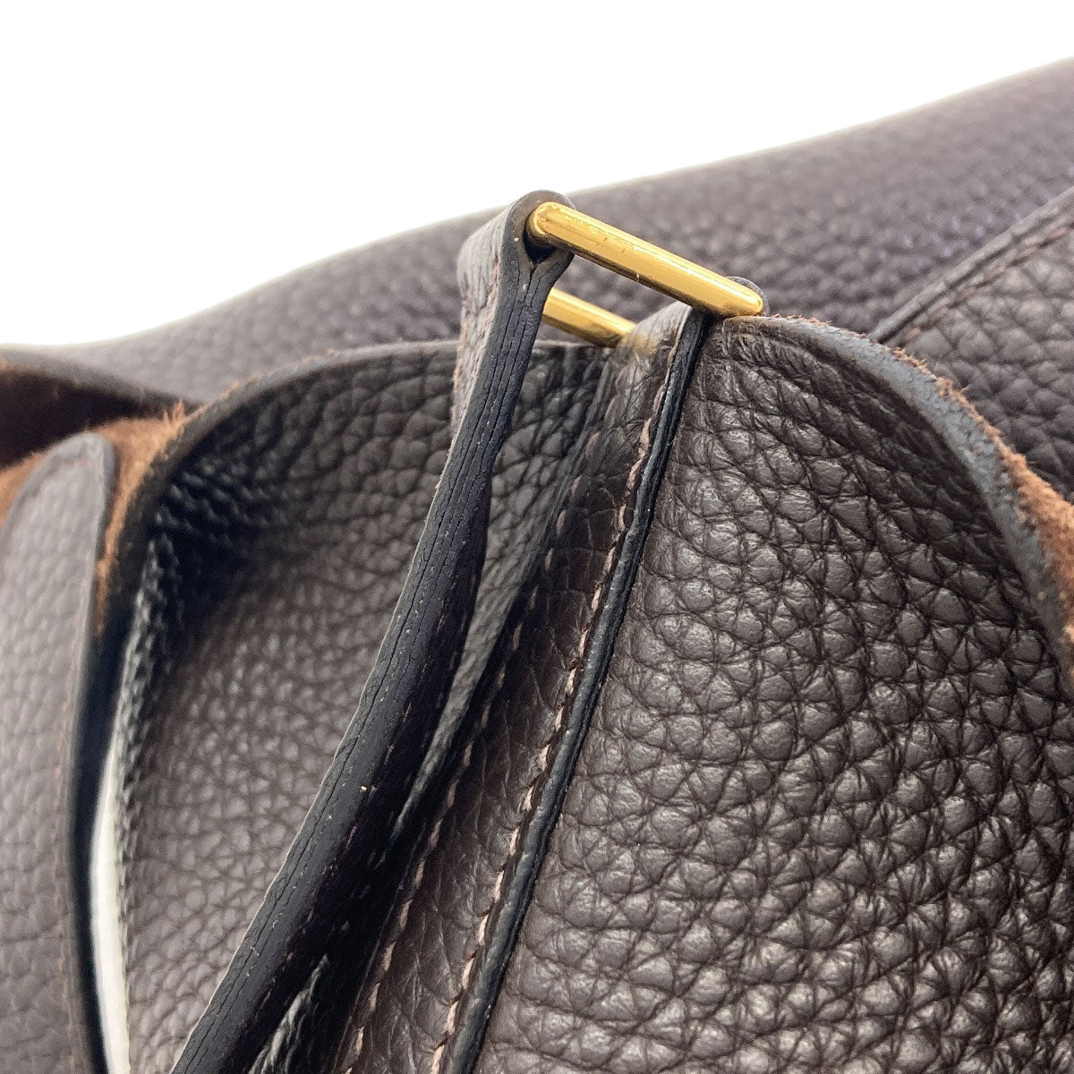 HERMES Picotin Lock PM GoldHardware Handbag Taurillon Clemence Ladies [Used]
