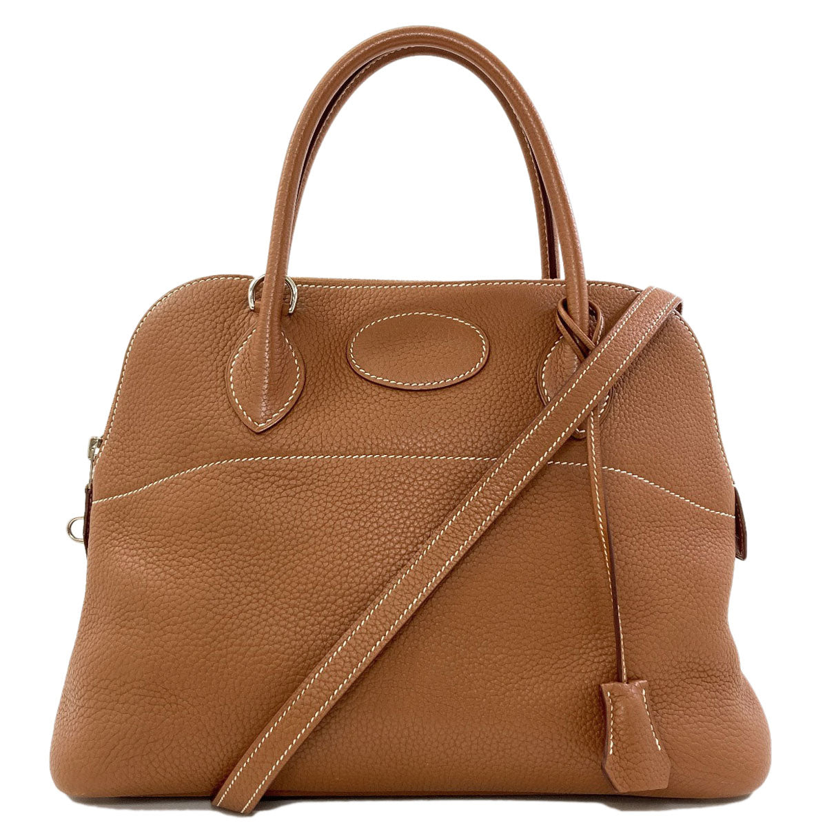 HERMES Bolide31 Gold SilverHardware Handbag Taurillon Clemence Ladies [Used]