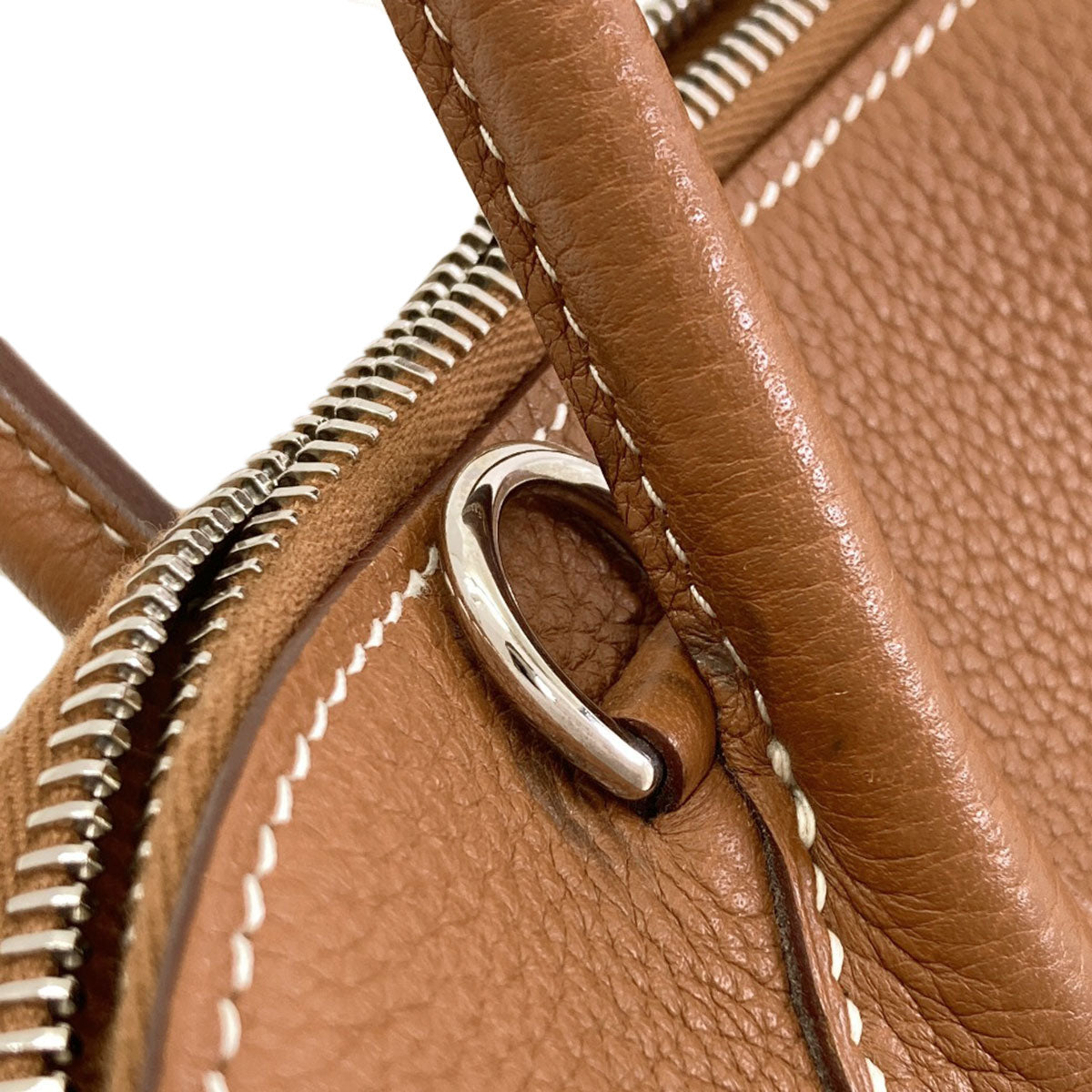 HERMES Bolide31 Gold SilverHardware Handbag Taurillon Clemence Ladies [Used]