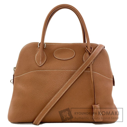 HERMES Bolide31 Gold SilverHardware Handbag Taurillon Clemence Ladies [Used]