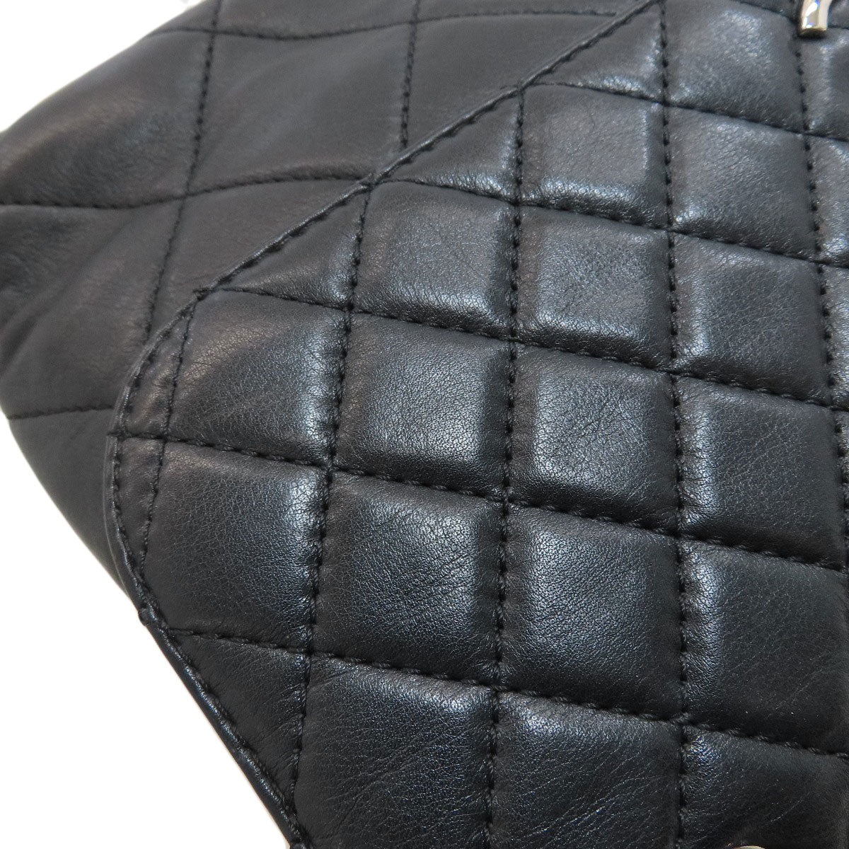 CHANEL Matelasse COCO Mark SilverHardware Shoulder Bag Calf Ladies [Used]