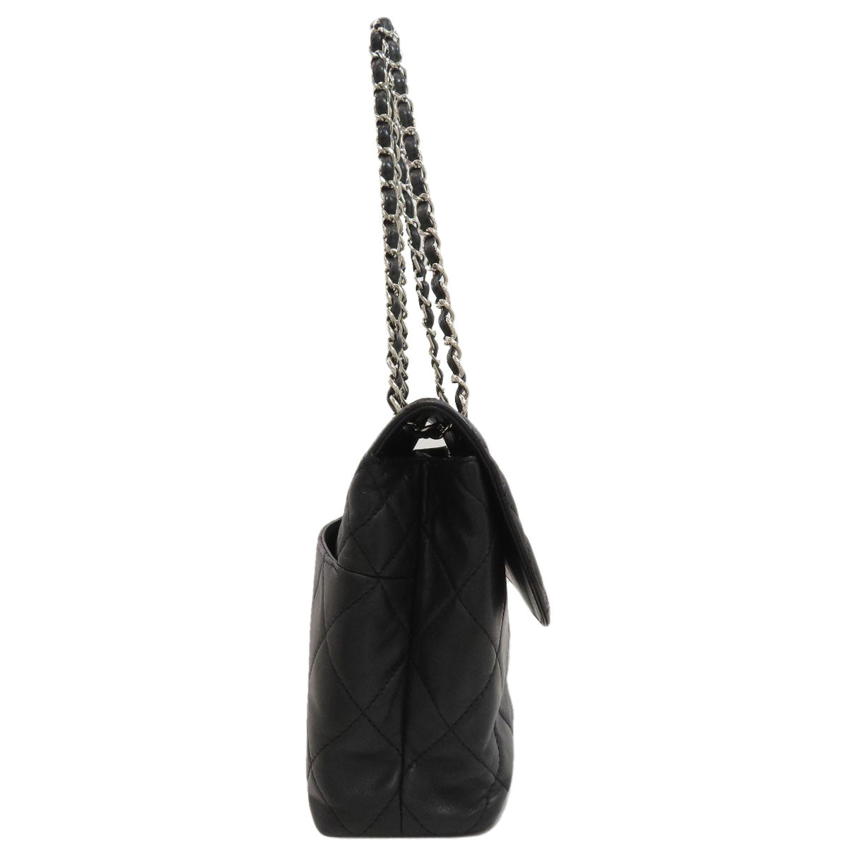 CHANEL Matelasse COCO Mark SilverHardware Shoulder Bag Calf Ladies [Used]