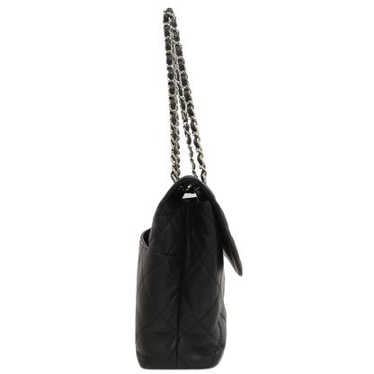 CHANEL Matelasse COCO Mark SilverHardware Shoulder Bag Calf Ladies [Used]