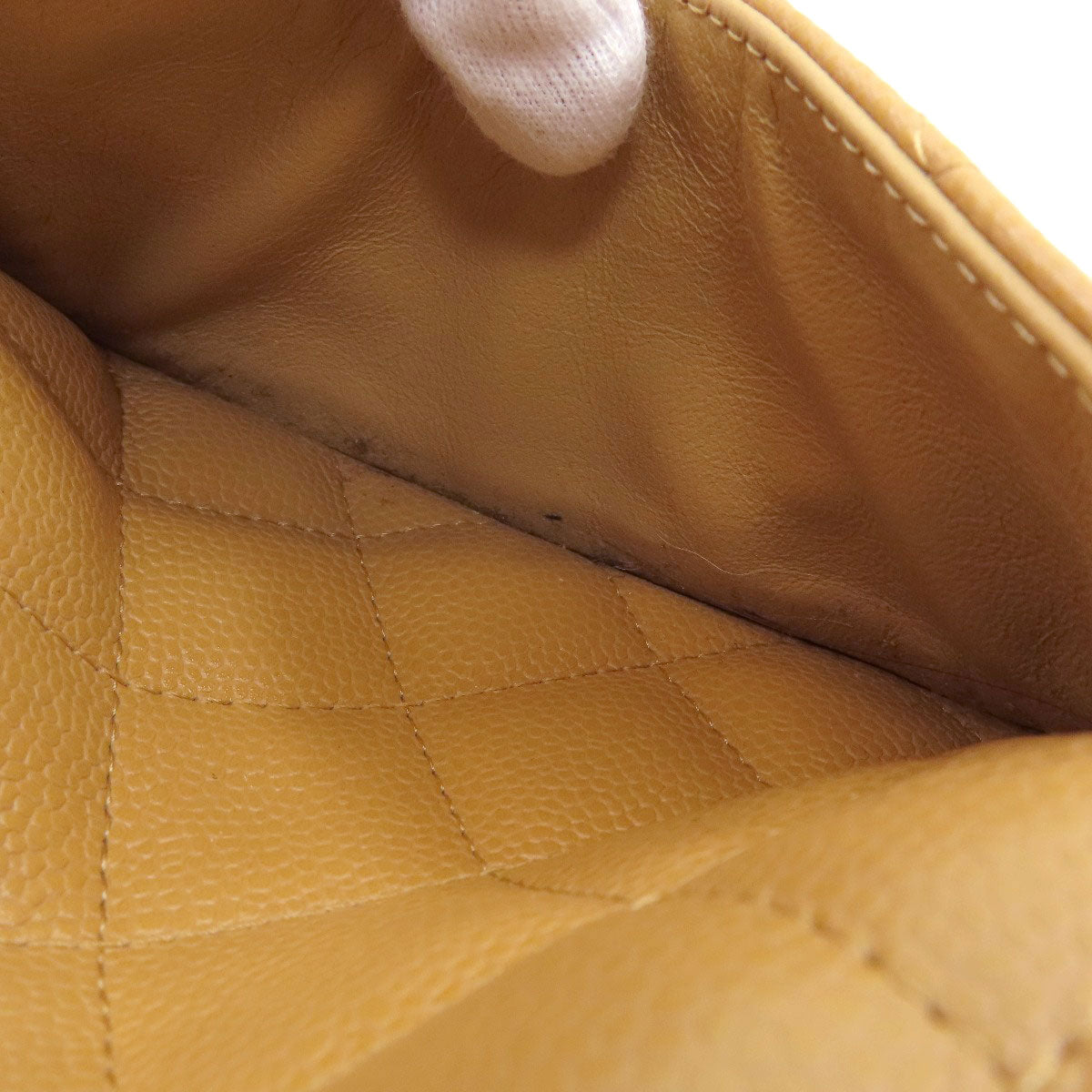 CHANEL Mini Boston Bag Matelasse Gold Hardware Handbag Grained Calfskin Skin Ladies [Used]
