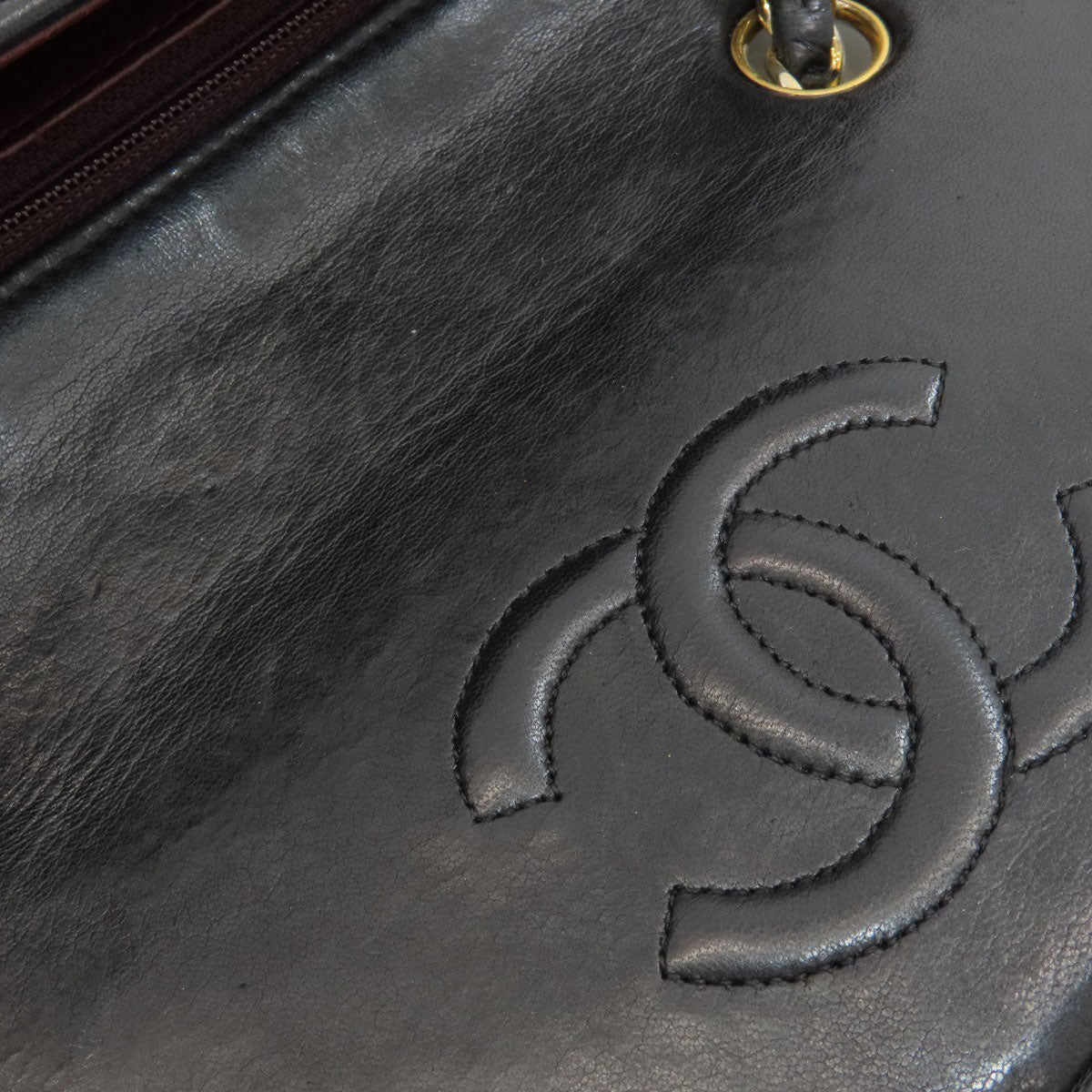 CHANEL Matelasse COCO Mark GoldHardware Shoulder Bag Lambskin Ladies [Used]