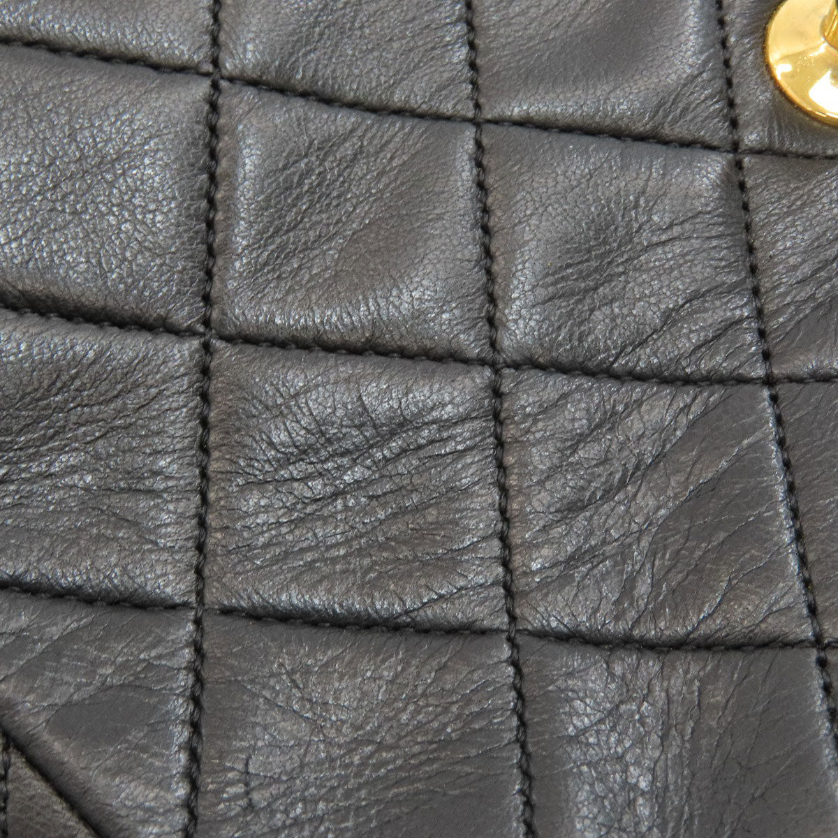 CHANEL Matelasse COCO Mark GoldHardware Shoulder Bag Lambskin Ladies [Used]