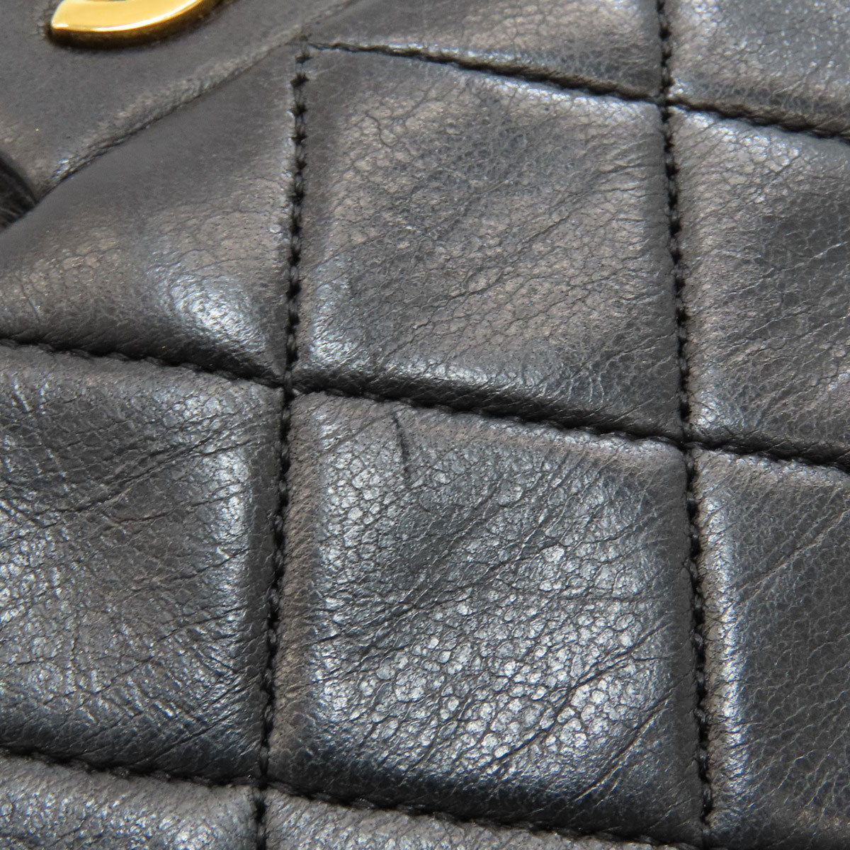 CHANEL Matelasse COCO Mark GoldHardware Shoulder Bag Lambskin Ladies [Used]