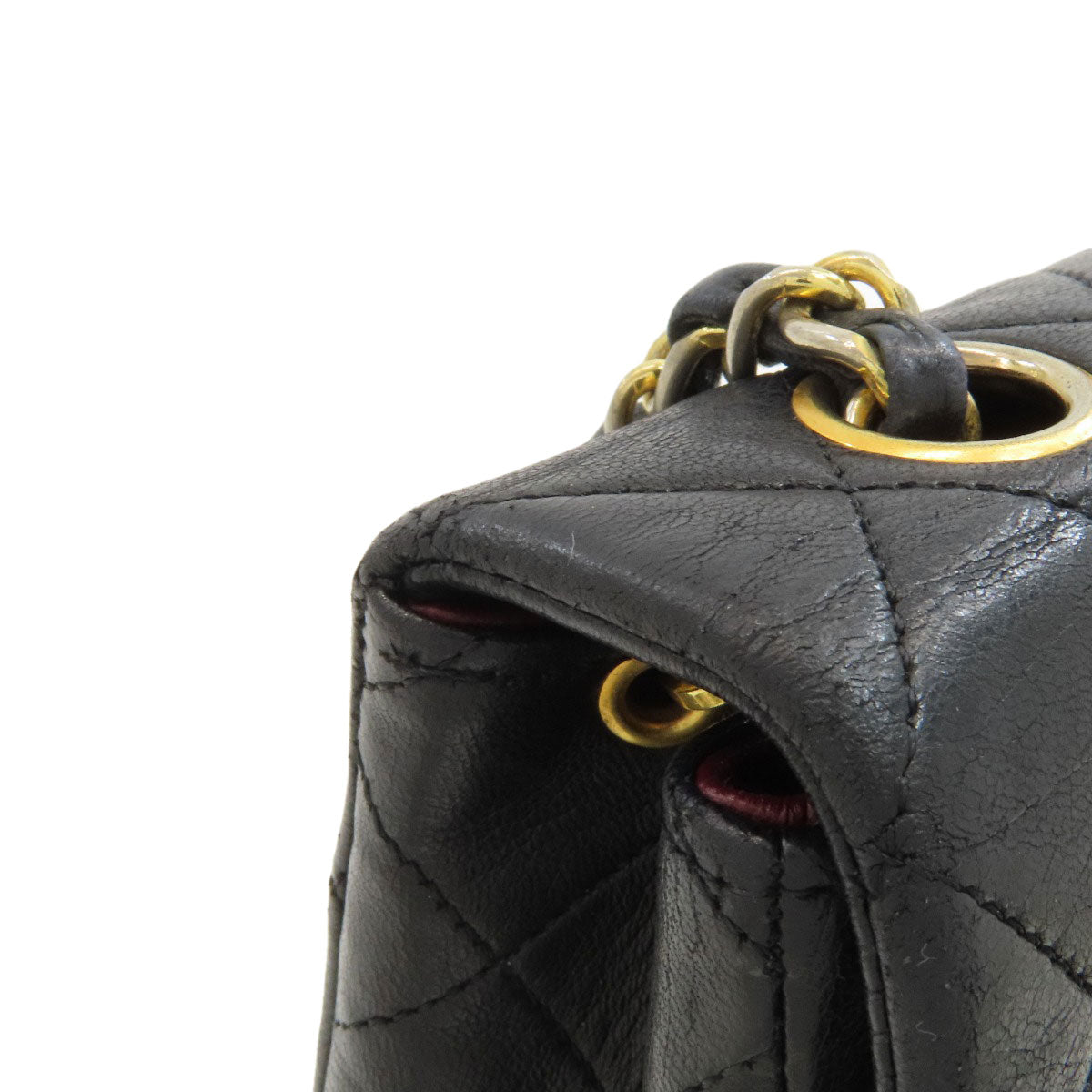 CHANEL Matelasse COCO Mark GoldHardware Shoulder Bag Lambskin Ladies [Used]