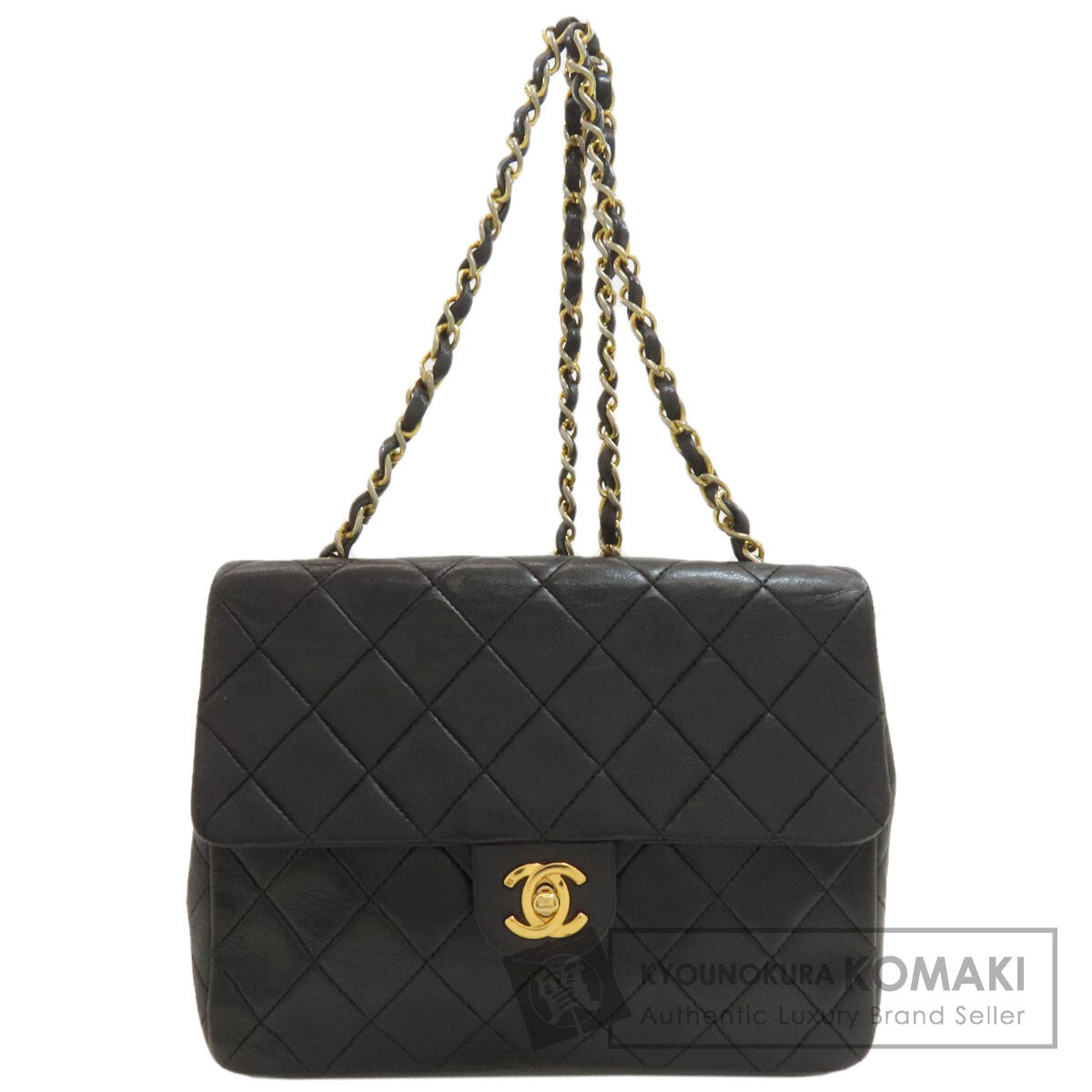 CHANEL Matelasse COCO Mark GoldHardware Shoulder Bag Lambskin Ladies [Used]