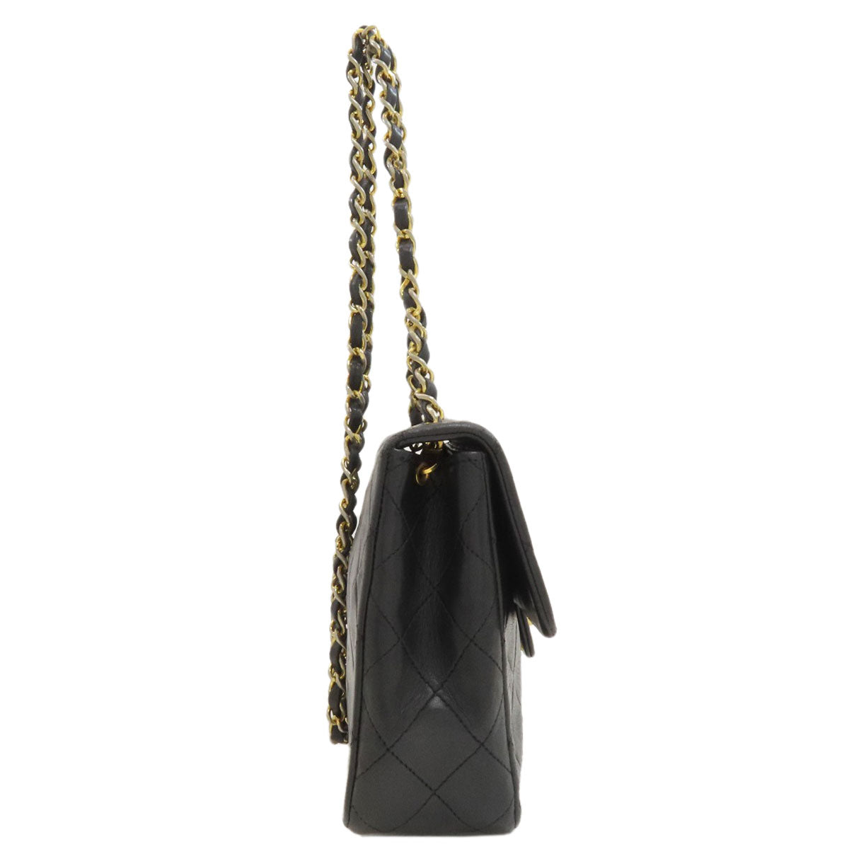 CHANEL Matelasse COCO Mark GoldHardware Shoulder Bag Lambskin Ladies [Used]