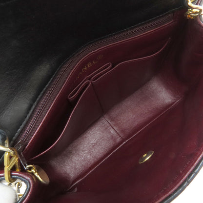 CHANEL Matelasse COCO Mark GoldHardware Shoulder Bag Lambskin Ladies [Used]
