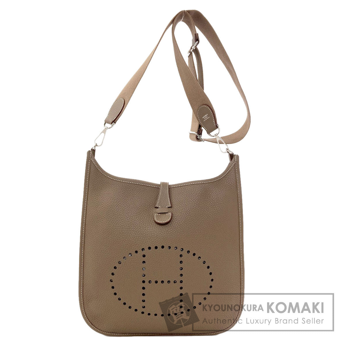 HERMES Evelyne3 PM SilverHardware Shoulder Bag Taurillon Clemence Ladies [Used]