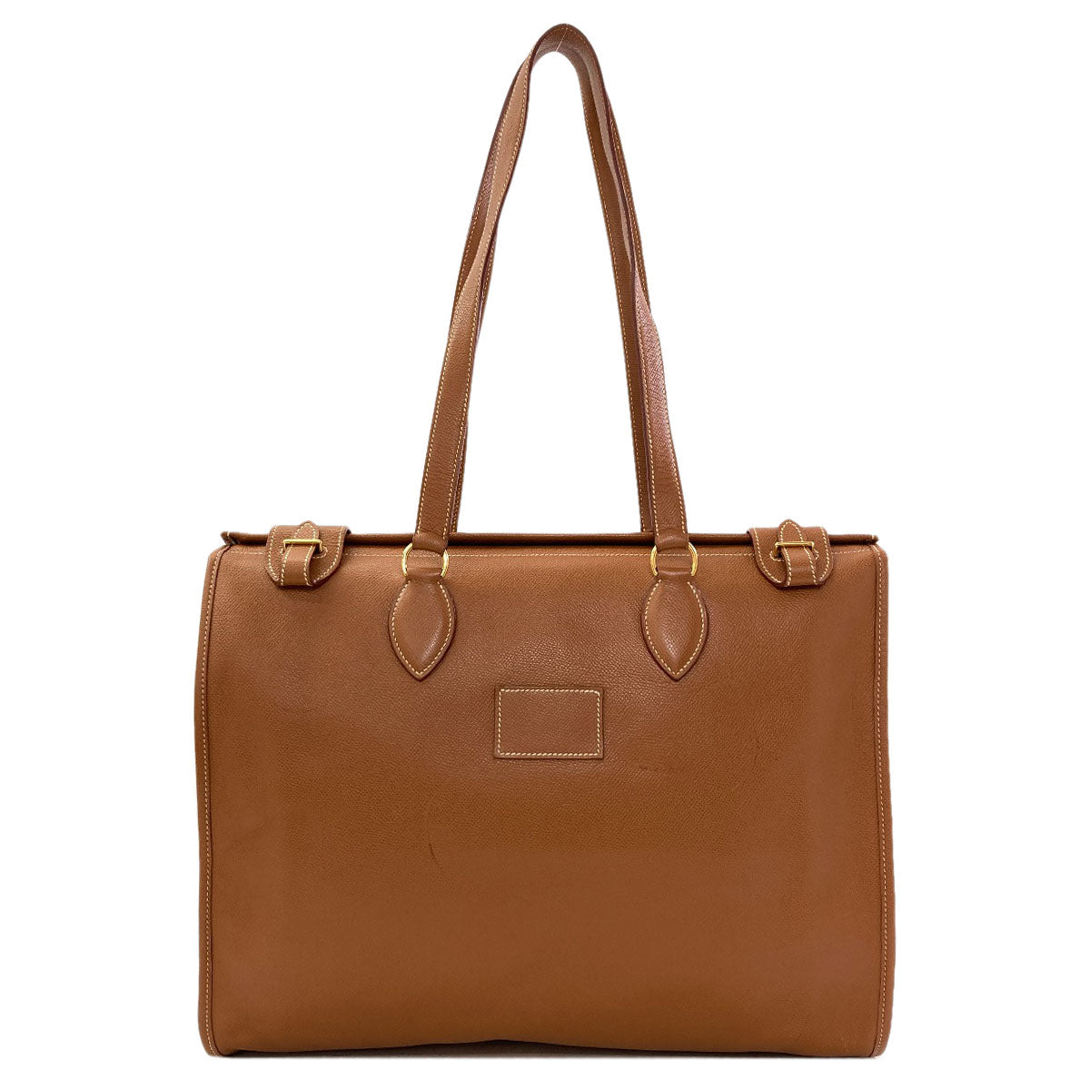 HERMES Cabas40 GoldHardware Tote Bag Courchevel Ladies [Used]