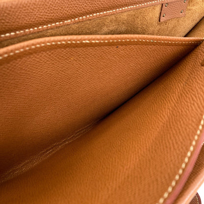 HERMES Cabas40 GoldHardware Tote Bag Courchevel Ladies [Used]