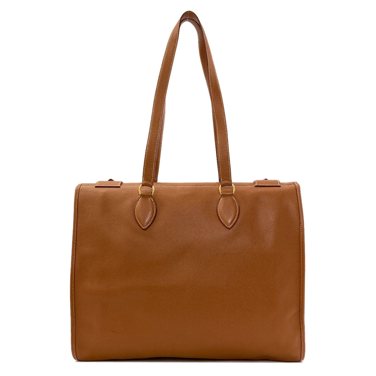 HERMES Cabas40 GoldHardware Tote Bag Courchevel Ladies [Used]