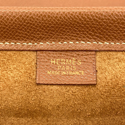 HERMES Cabas40 GoldHardware Tote Bag Courchevel Ladies [Used]