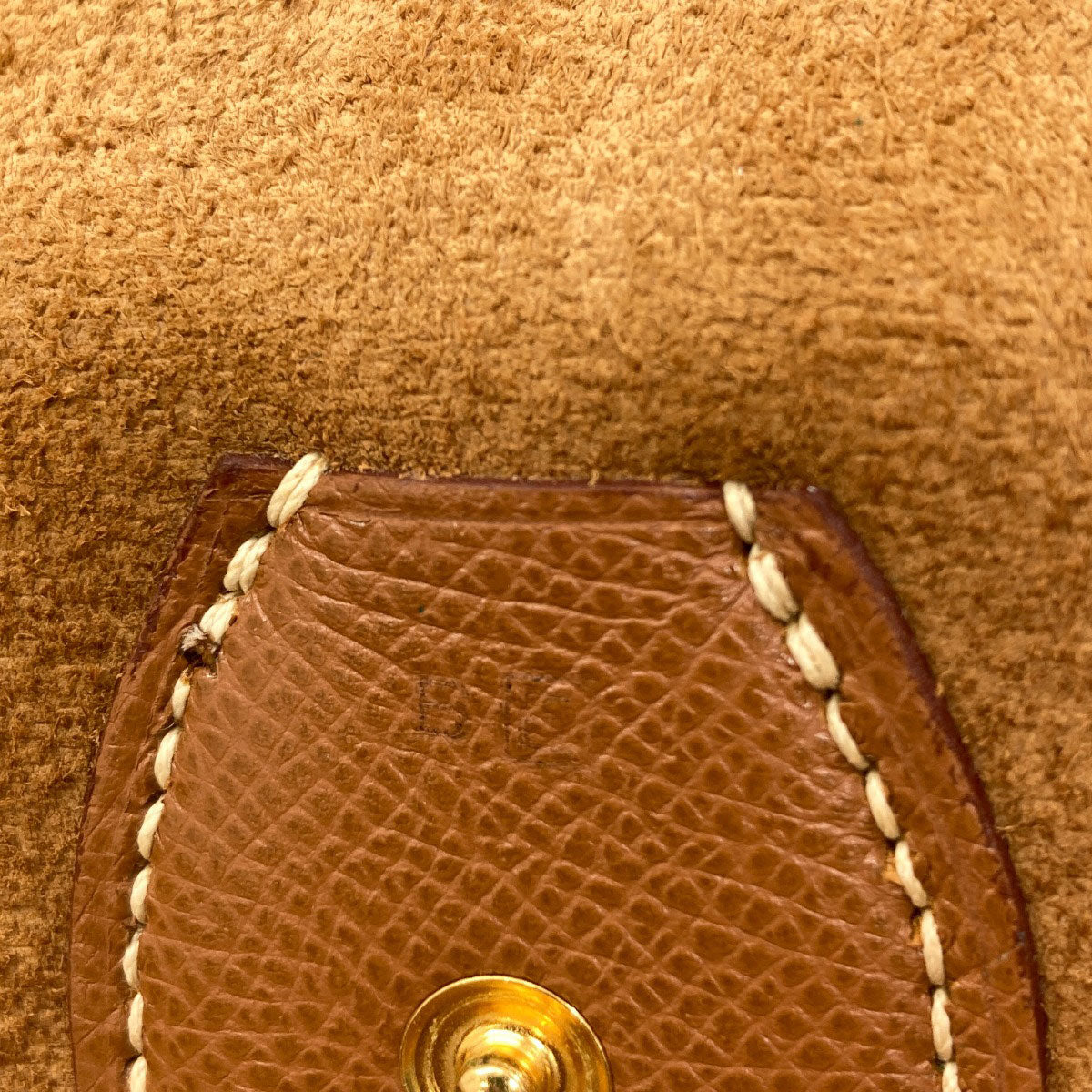 HERMES Cabas40 GoldHardware Tote Bag Courchevel Ladies [Used]