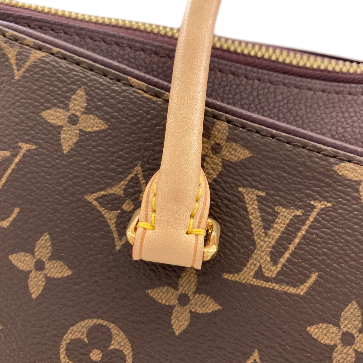 LOUIS VUITTON Pallas Handbag Monogram canvas Ladies [Used]