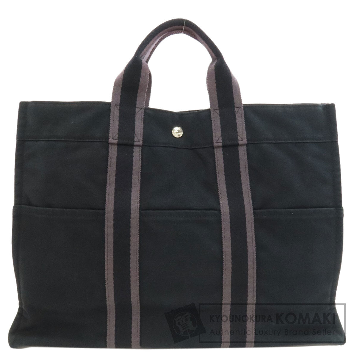 HERMES suck fool toeMM Handbag Canvas Ladies [Used]