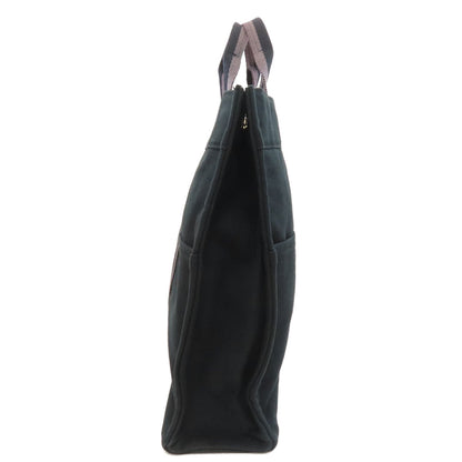 HERMES suck fool toeMM Handbag Canvas Ladies [Used]