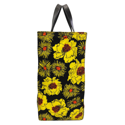 PRADA VA0905 LogoHardware Flower Tote Bag Nylon Ladies [Used]