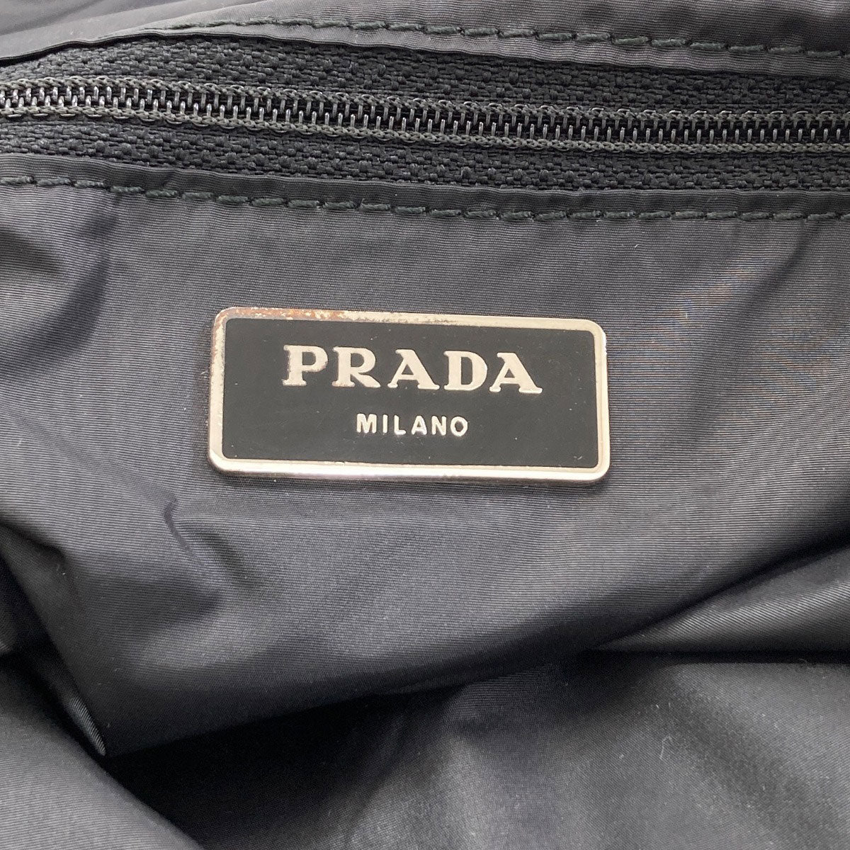 PRADA VA0905 LogoHardware Flower Tote Bag Nylon Ladies [Used]