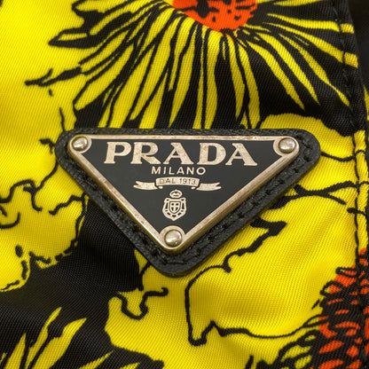 PRADA VA0905 LogoHardware Flower Tote Bag Nylon Ladies [Used]