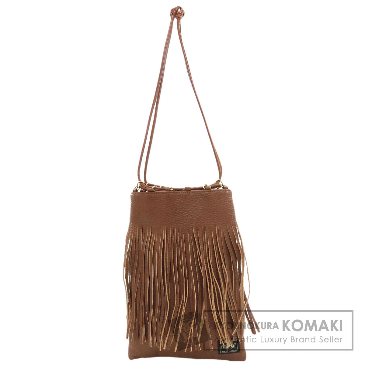 PORTER 5525 Gallery Collaboration Fringe Handbag Leather Ladies [Used]