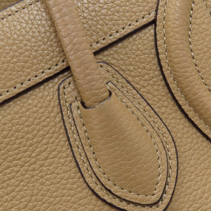 CELINE Luggage nano 2 WAY Handbag Calf Ladies [Used]
