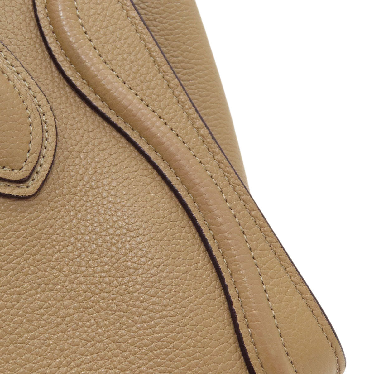 CELINE Luggage nano 2 WAY Handbag Calf Ladies [Used]