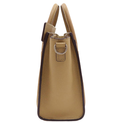 CELINE Luggage nano 2 WAY Handbag Calf Ladies [Used]