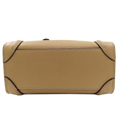CELINE Luggage nano 2 WAY Handbag Calf Ladies [Used]