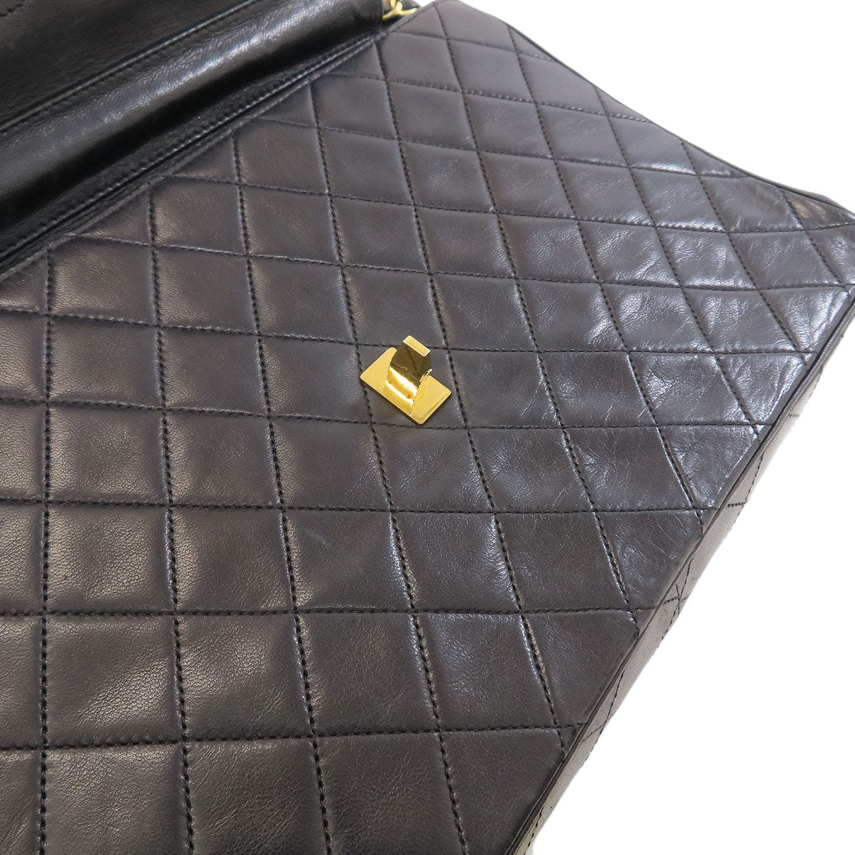 CHANEL Matelasse COCO Mark GoldHardware Shoulder Bag Lambskin Ladies [Used]