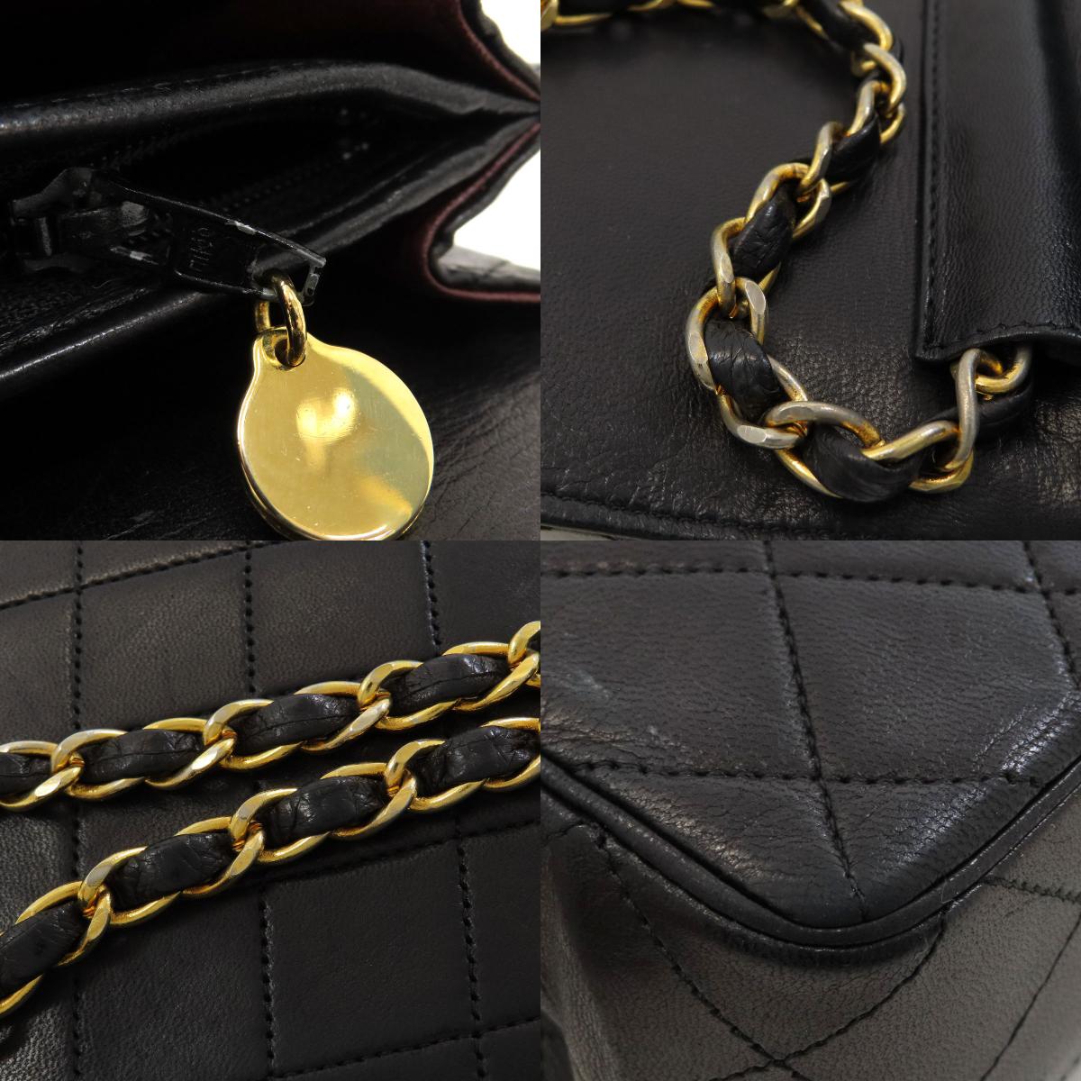 CHANEL Matelasse COCO Mark GoldHardware Shoulder Bag Lambskin Ladies [Used]
