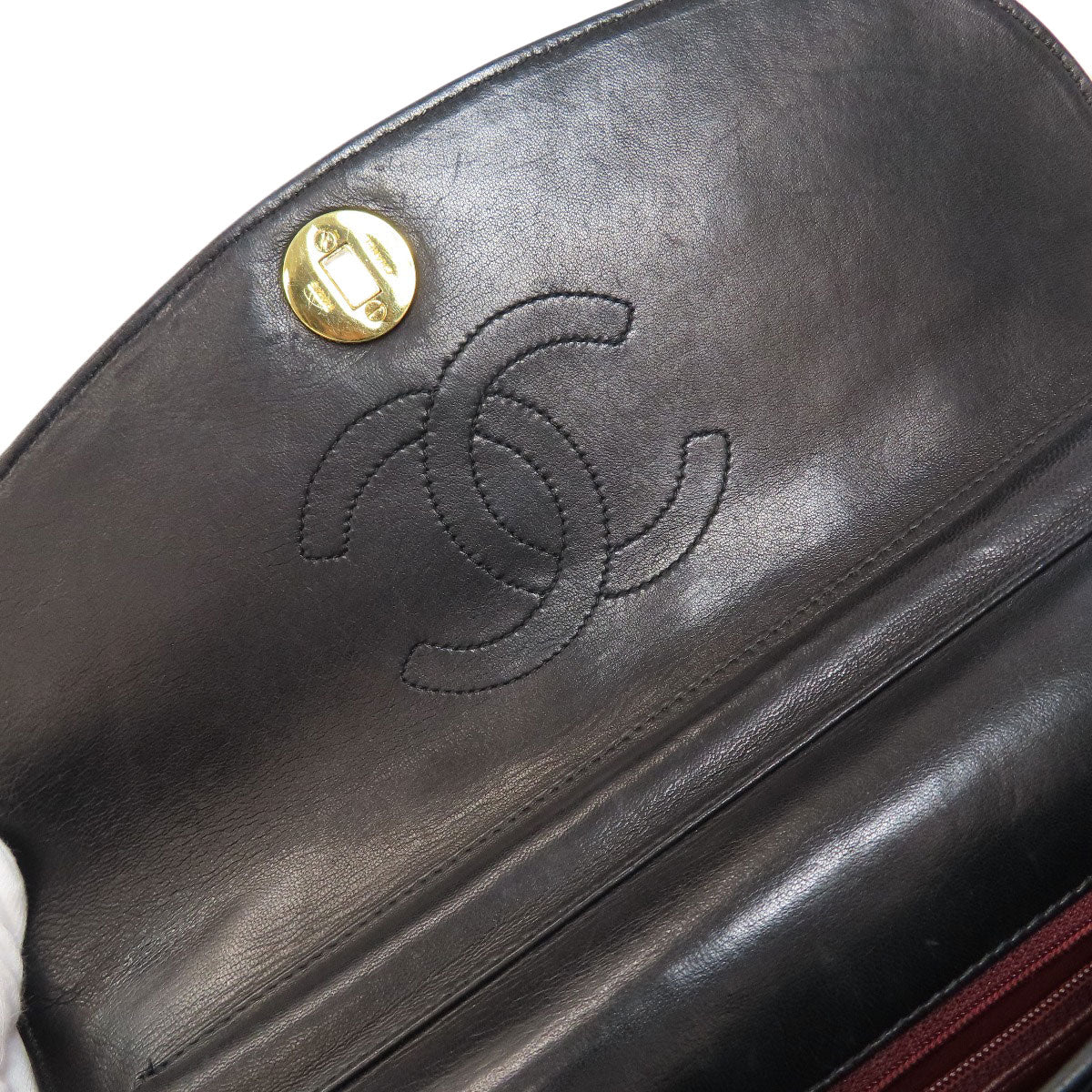 CHANEL Matelasse COCO Mark GoldHardware Shoulder Bag Lambskin Ladies [Used]