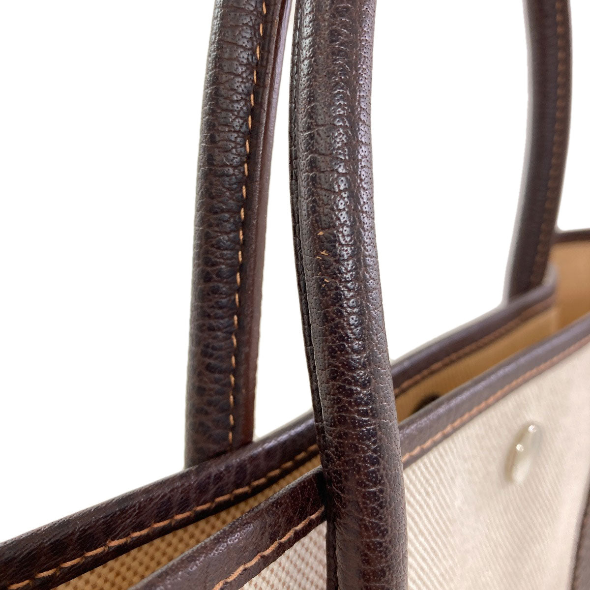 HERMES Garden File MM SilverHardware Tote Bag Tower ash BufflLadies [Used]