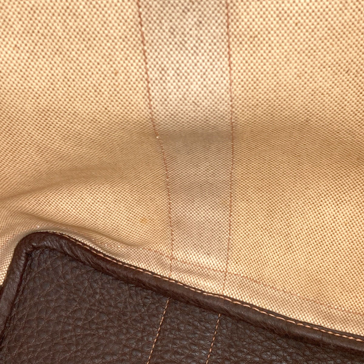 HERMES Garden File MM SilverHardware Tote Bag Tower ash BufflLadies [Used]