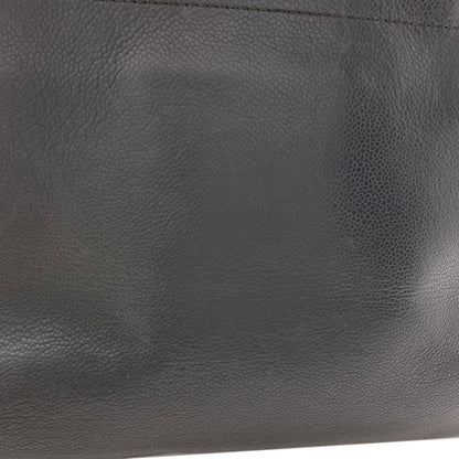 CHANEL COCO Mark SilverHardware Tote Bag Grained Calfskin Skin Ladies [Used]