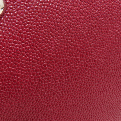 CHANEL On the Road Wild Stitch SilverHardware Tote Bag Grained Calfskin Skin Ladies [Used]