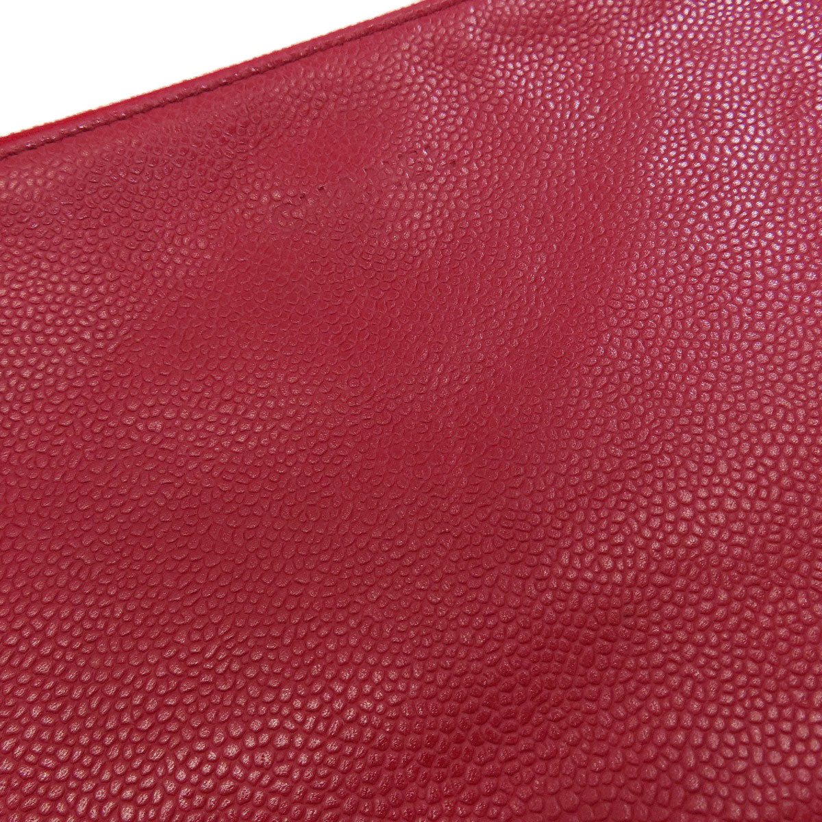 CHANEL On the Road Wild Stitch SilverHardware Tote Bag Grained Calfskin Skin Ladies [Used]