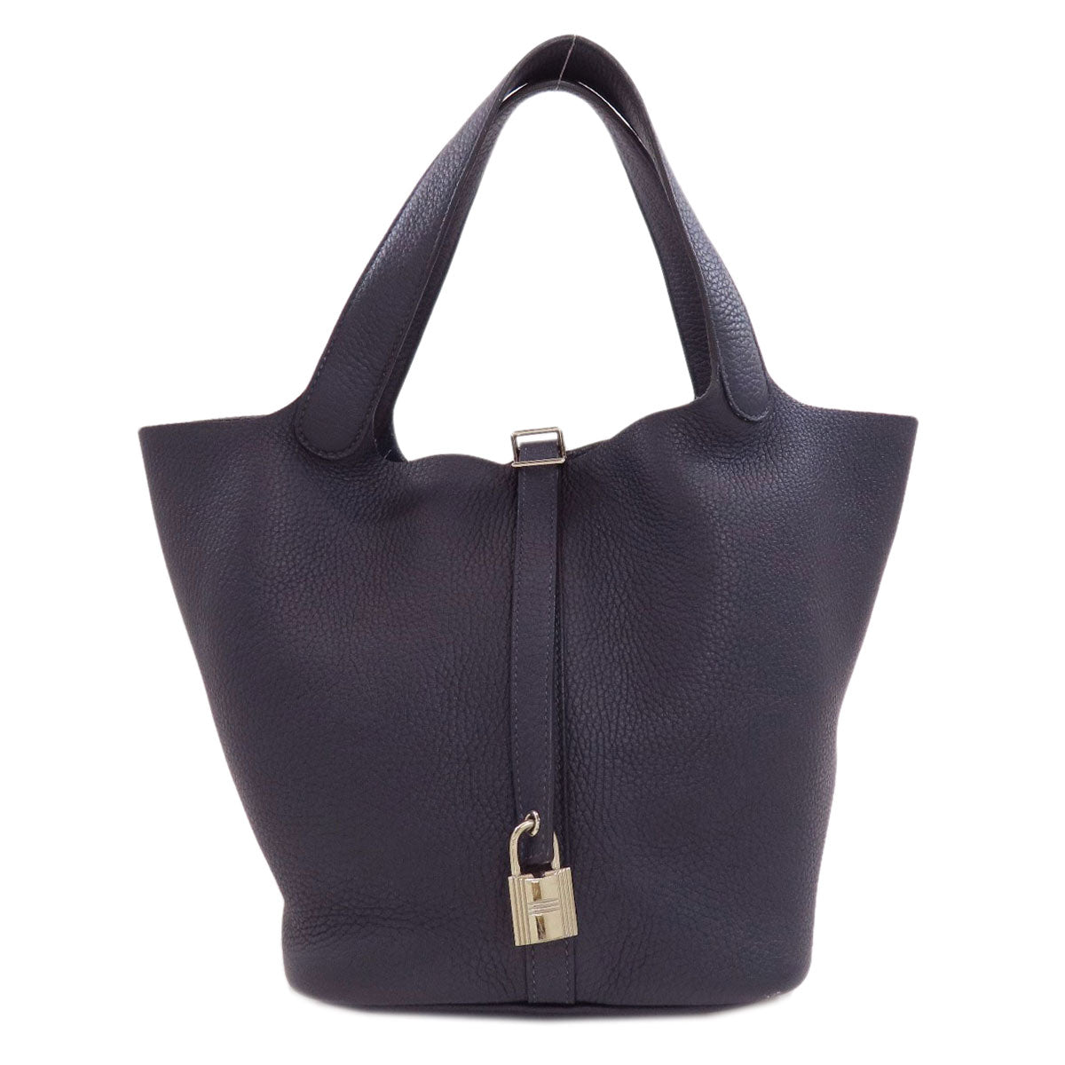 HERMES Picotin Lock MM SilverHardware Handbag Taurillon Clemence Ladies [Used]
