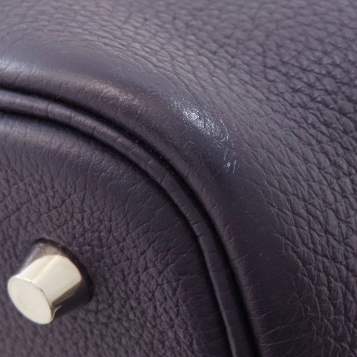 HERMES Picotin Lock MM SilverHardware Handbag Taurillon Clemence Ladies [Used]