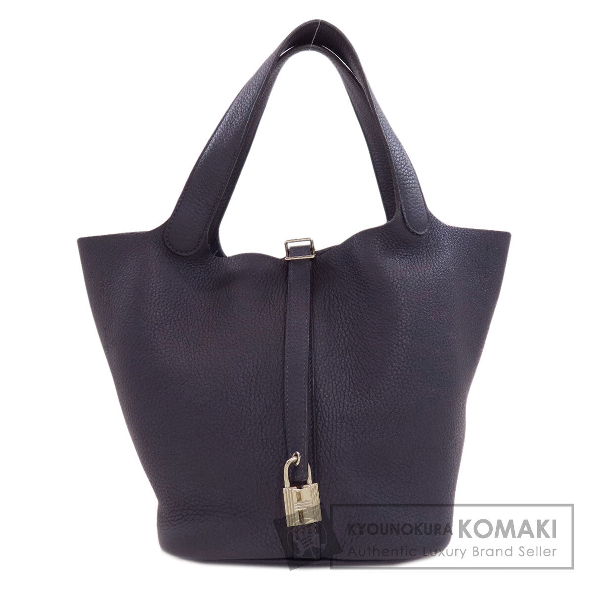 HERMES Picotin Lock MM SilverHardware Handbag Taurillon Clemence Ladies [Used]